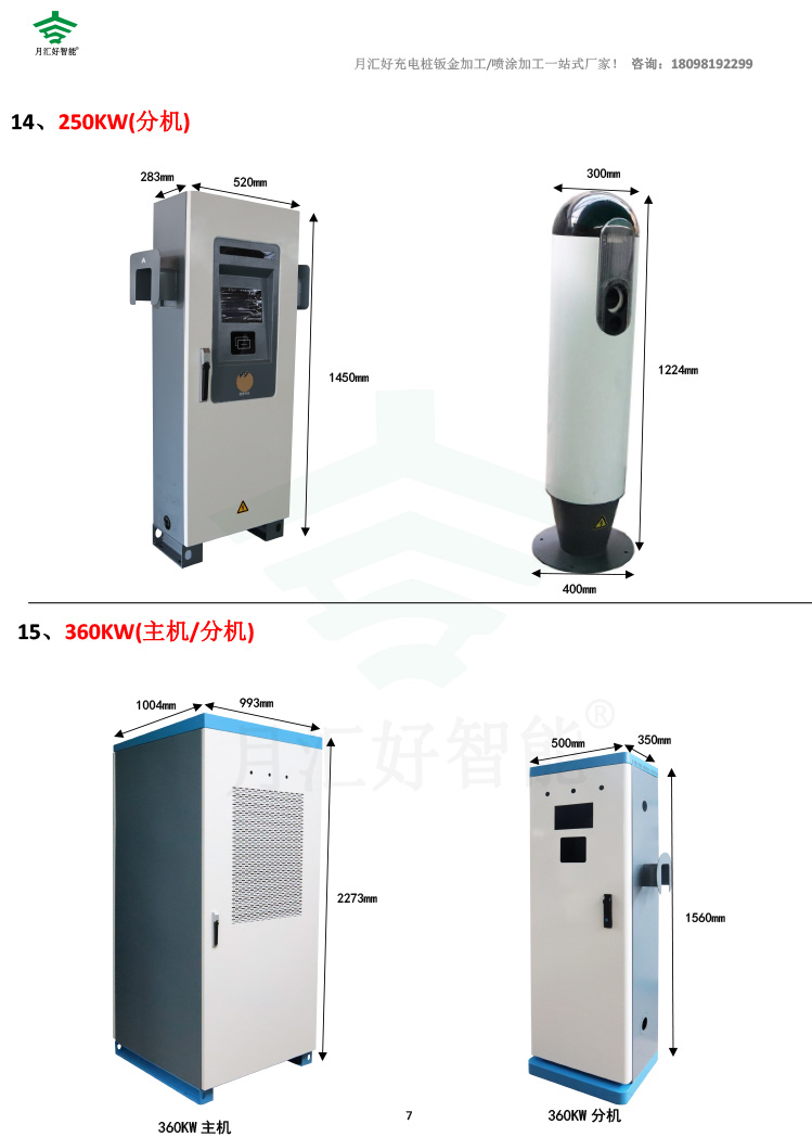 充電樁箱體類(lèi)型集-月匯好鈑金加工廠